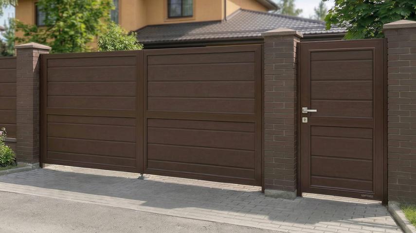Для распашных ворот в Белореченске