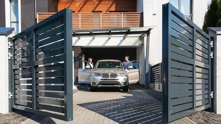 распашные ворота в Белореченске